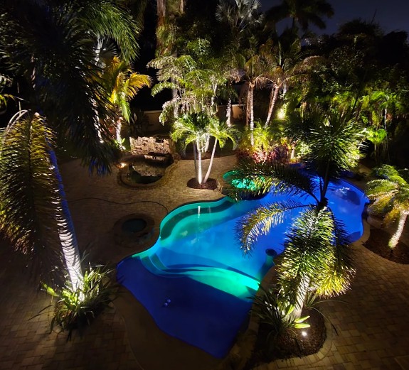 Rich Miller Landscape Lighting Pool